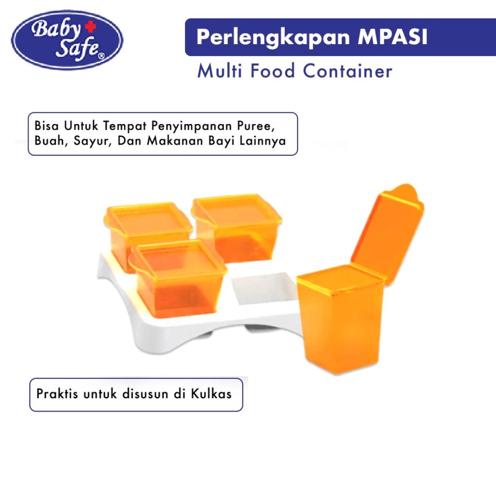 Wadah Penyimpanan MPASI | Tempat Makanan Bayi Beku | BABY FOOD CONTAINER | JIAYI | BABY SAFE