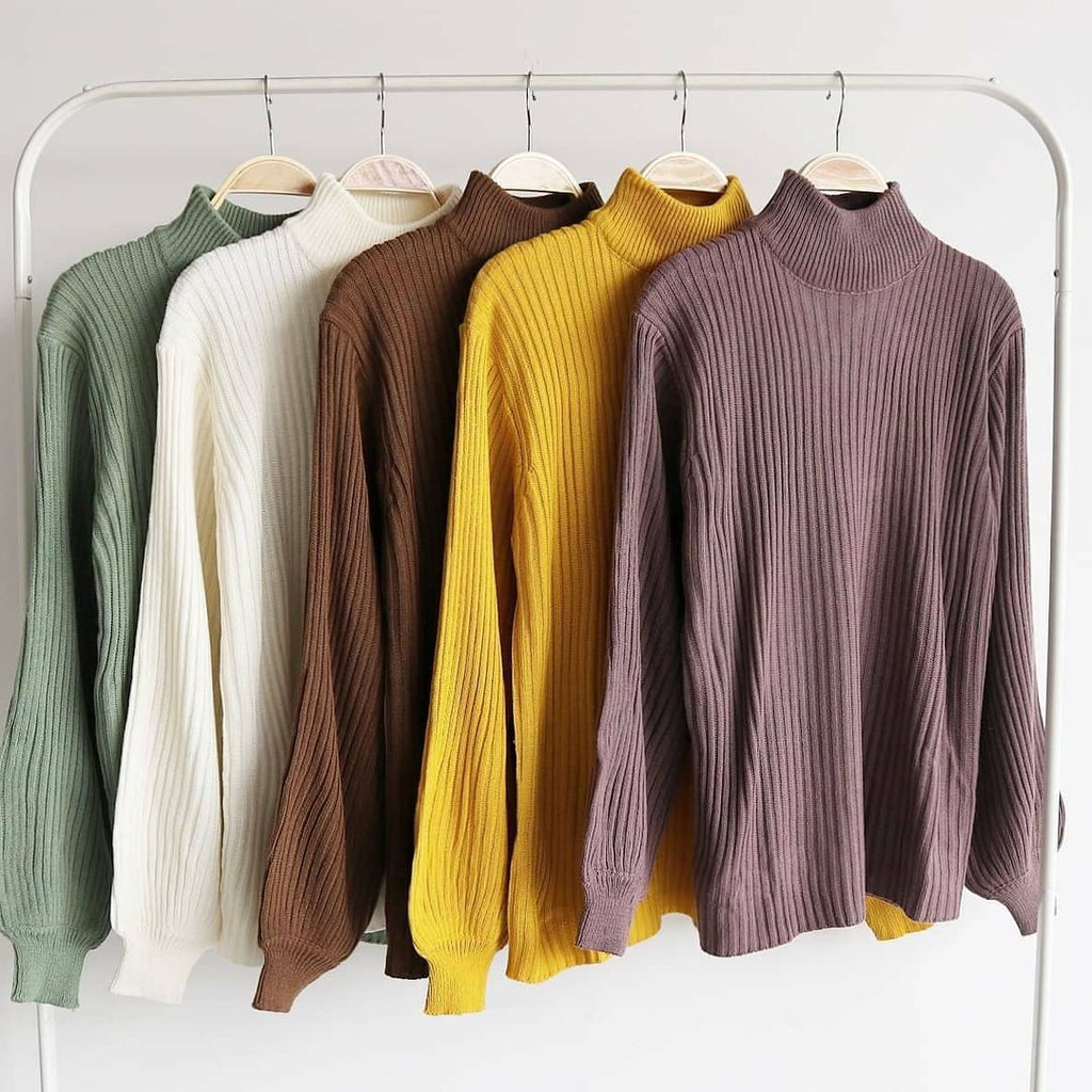 ASYA Sweater Rajut Wanita Oversize Tebal Suiter Premium Lengan Panjang Switer Murah Sweter Cewe