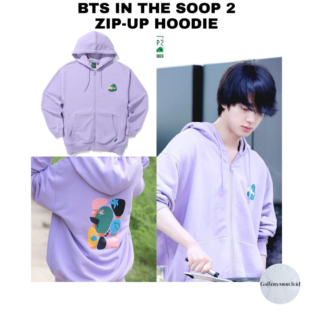 [READY STOCK] SEOKJIN BTS IN THE SOOP 2 - ZIP UP HOODIE