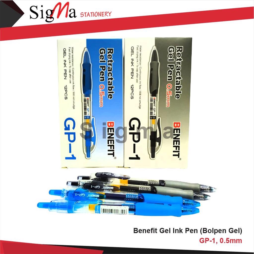 

Pulpen Gel BENEFIT GP-1 (Lusin)