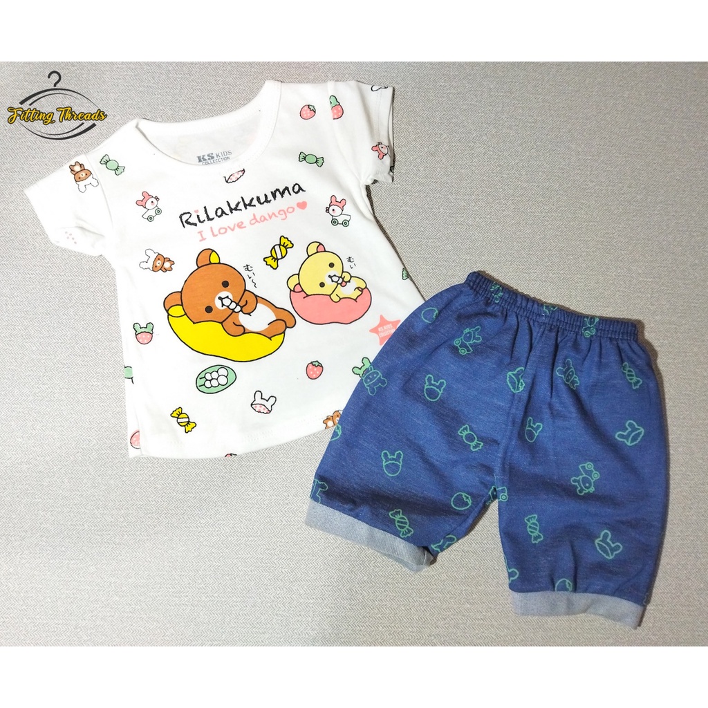 Setelan Baju Celana Bayi Anak Perempuan Cewek Newborn Usia 0-12 Bulan KS KIDS