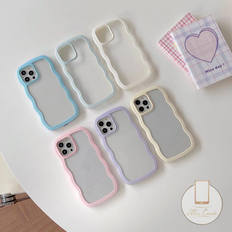 Casing Softcase TPU IPhone 11 12 13 Pro MAX XR XS X XS MAX 7 8 SE 2020 Shockproof 2 In 1 Warna Macaron