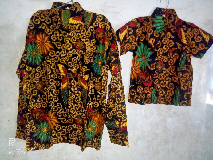 Batik Couple Keluarga Sania Ruffle Sekar Menteh Ori Ndoro Jowi Dnt