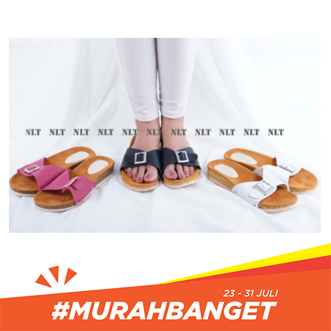 NunuLisaTan -  TeRMURAH Sandal Gesper  teplek casual wanita