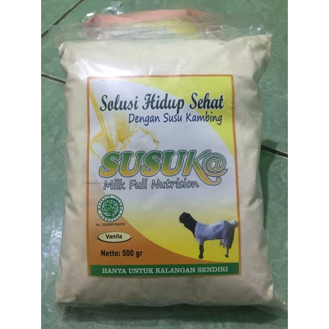 

BAGUS UNTUK DEWASA DAN ANAK SUSU BUBUK KAMBING ETAWA RASA VANILA 500 GRAM MURAH