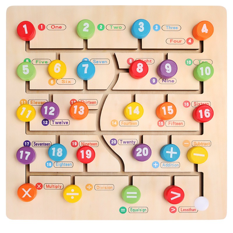 Papan Alphabet Number Unik Mainan Edukasi Anak