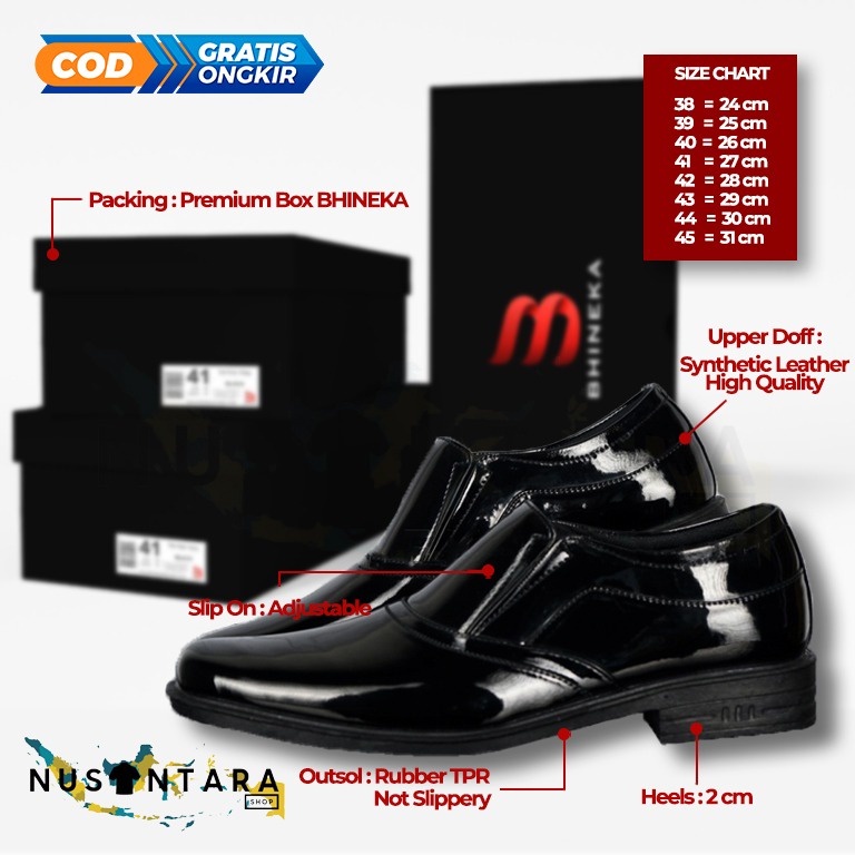 Sepatu Kerja Kilap Pantofel Sepatu Dinas Kantor Sepatu Dinas Pns Tni Polri Sepatu Formal Pria Sepatu Pentofel Pria Sepatu Oxford Pria