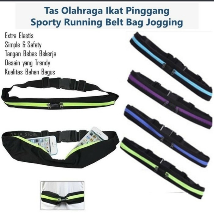 smart running bag belt tas / tas lari / running bag / running belt