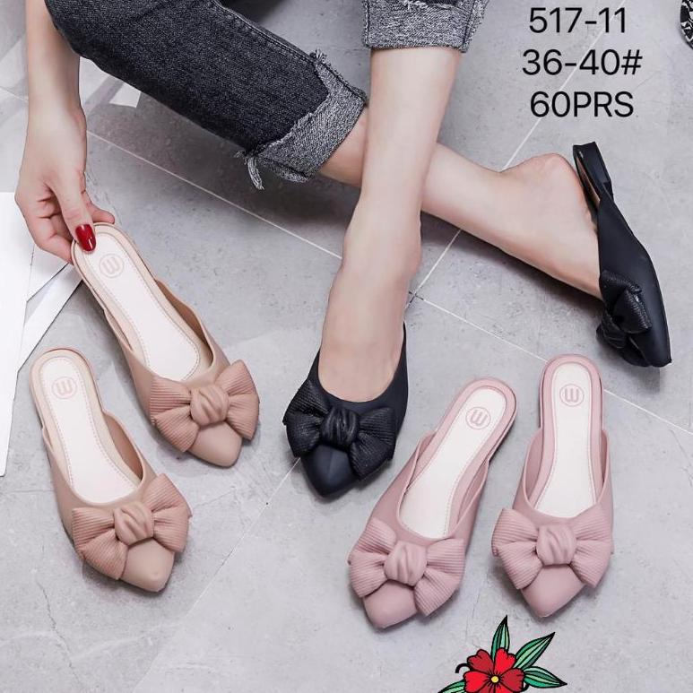 SANDAL WANITA SELOP LALUNA KUPU | CZE.15Jn22ᵛ