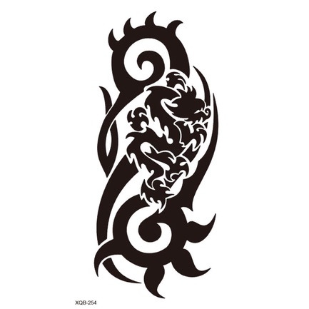 New Tatto Temporary Tribal Tato Temporer XQB 254 (COD)