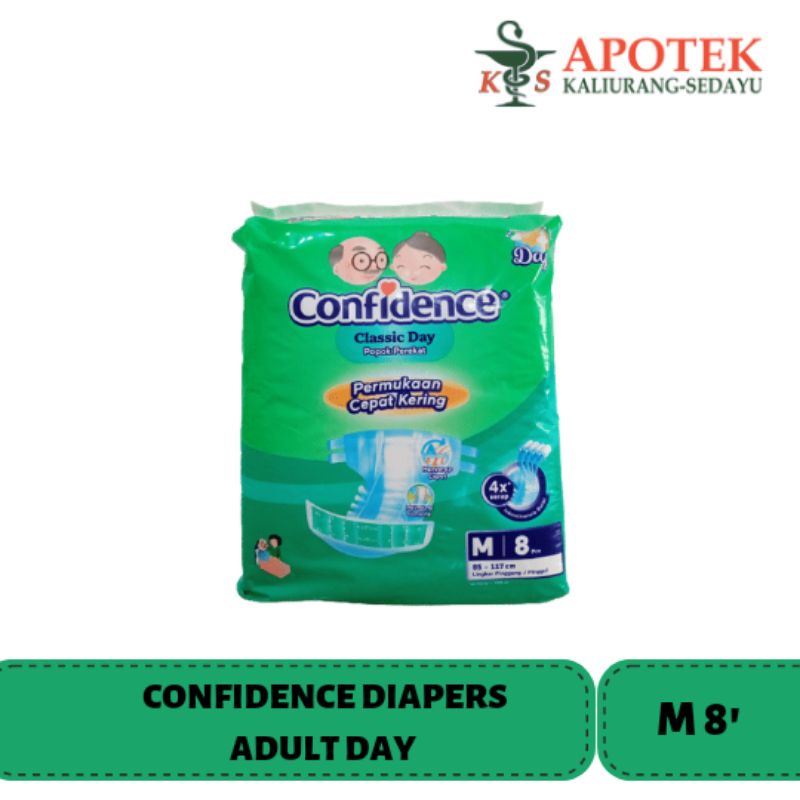 Confidence Pampers Perekat Dewasa M 8