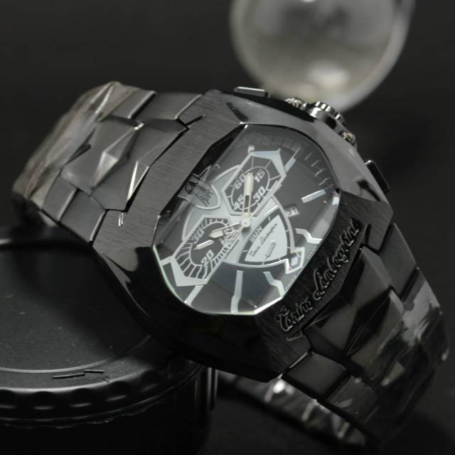 Jam Tangan Pria Lamborghini Rantai New Sporty