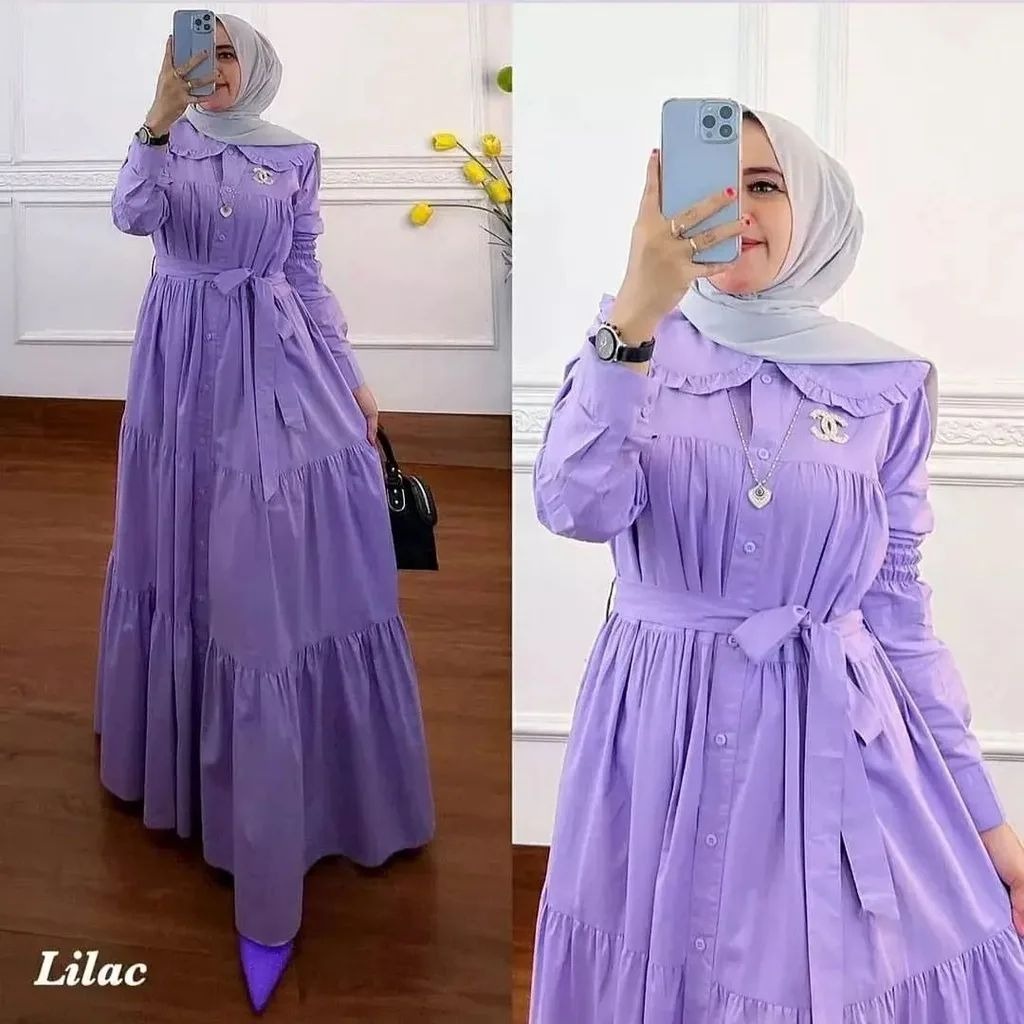 KINANTI DRESS HS Bahan KATUN RAYON [DAPAT GAMIS] Ld 106 Pb 131  BAJU GAMIS WANITA TERBARU MODELSIMPLE DAN ELEGAN BAJU DRES TERBARU MURAH BAJU 2022