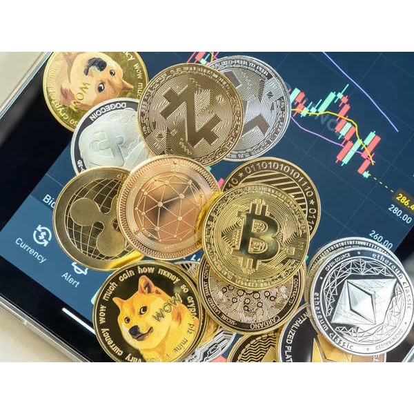 Coin Koin Fisik Crypto UNISWAP Chainlink Cardano THETA POLKADOT BNB