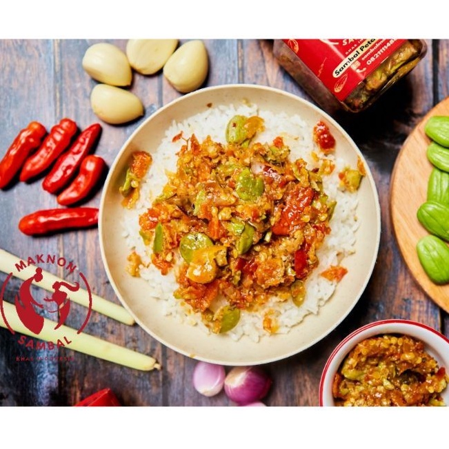 

sambal petai tumbuk sambal maknon