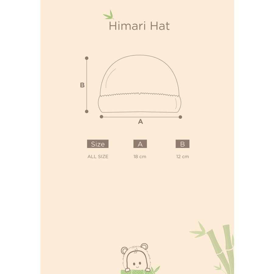 Bamboo and Bub - Himari HAT TOPI Anak Bayi Newborn Lucu Aksesoris Kepala Rambut Baby Beanie