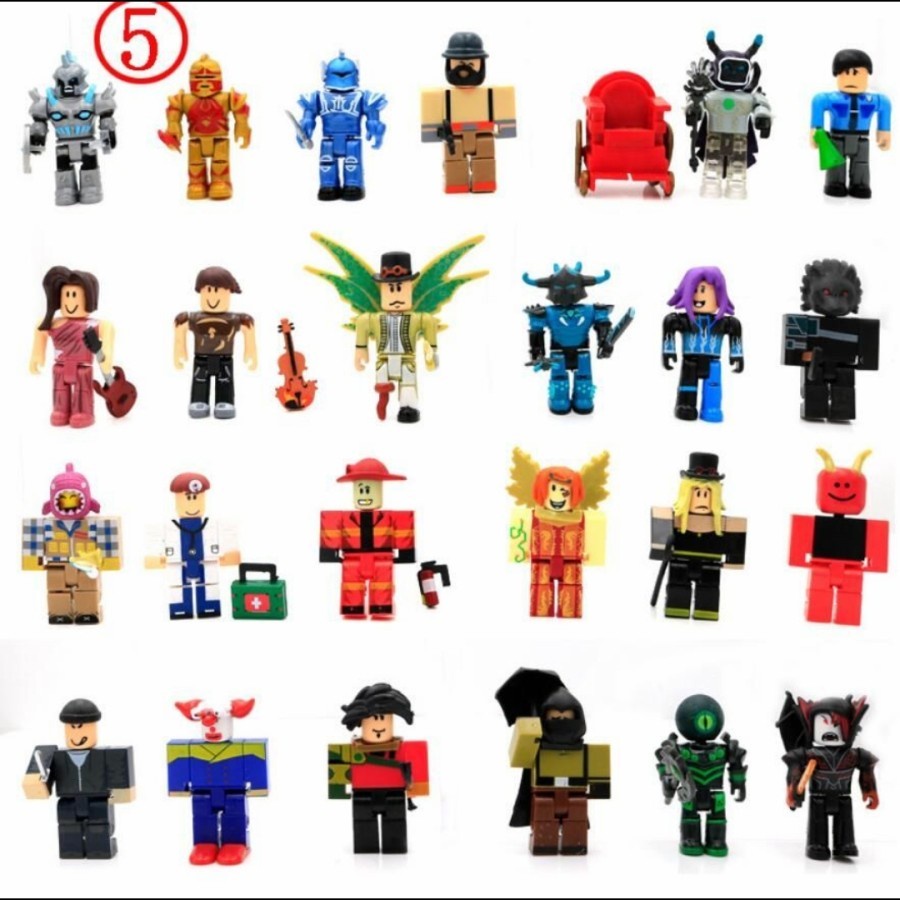 Figure Roblox Random Mainan Roblox Topper Kue Figure Not Minecraft