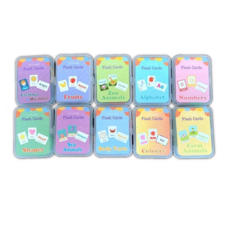 HAPPYTOYS.888 #A13 FLASH CARD EDUKASI ANAK MAINAN EDUKASI ANAK KARTU PINTAR BALITA FLASH CARD BAHASA INGGRIS