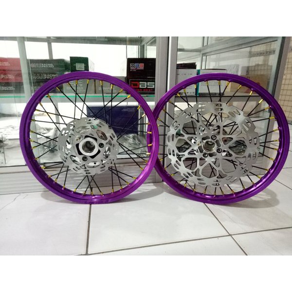 Velg Jari Jari Paketan Komplit Murah Satria FU Ring 17 Lebar 140-140