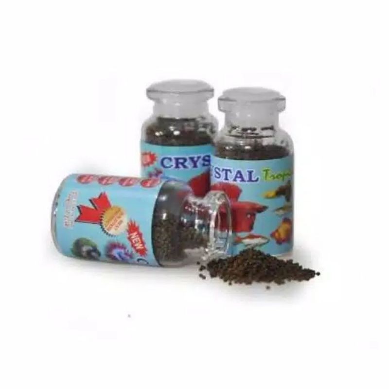 PAKAN IKAN HIAS KECIL CRYSTAL