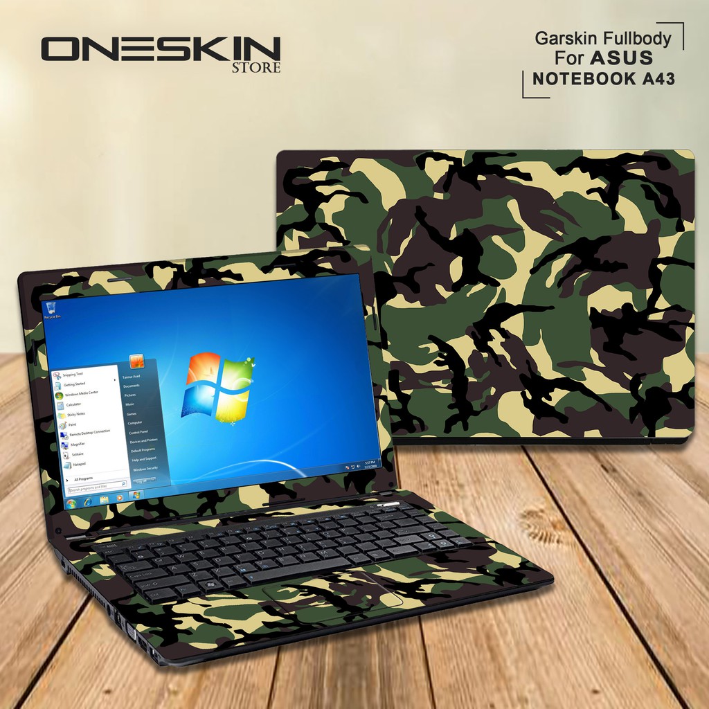 Garskin Laptop Cover Asus A43SD-VX627D A43SD-VX629D A43SD-VX643D Fullbody