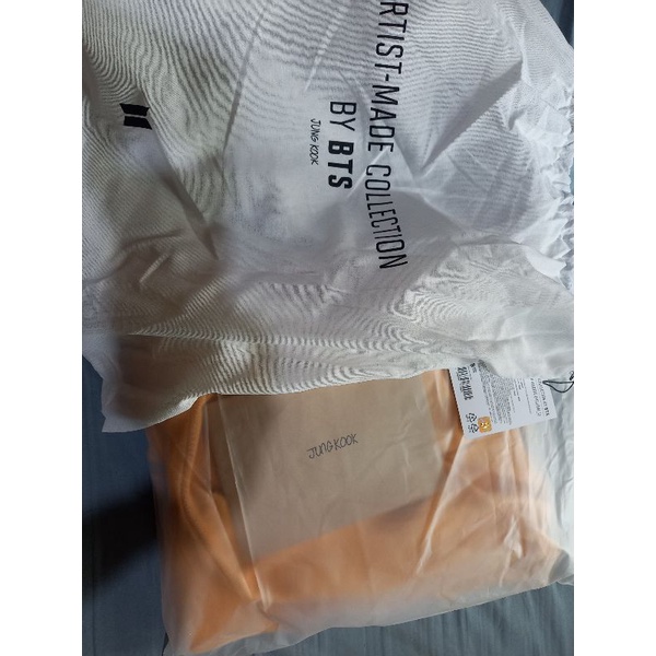 (Ready Stock) Official BTS Merch by Artist Hoodie JUNGKOOK ARMYST Mustard
