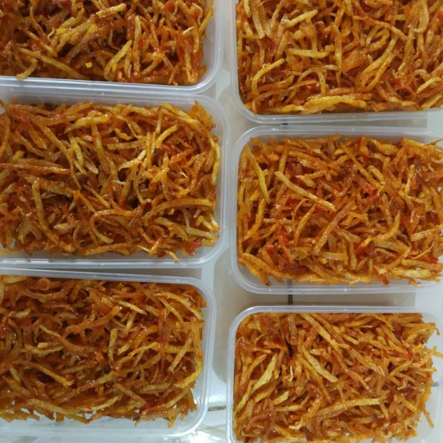

Kentang teri pedas (no kacang)