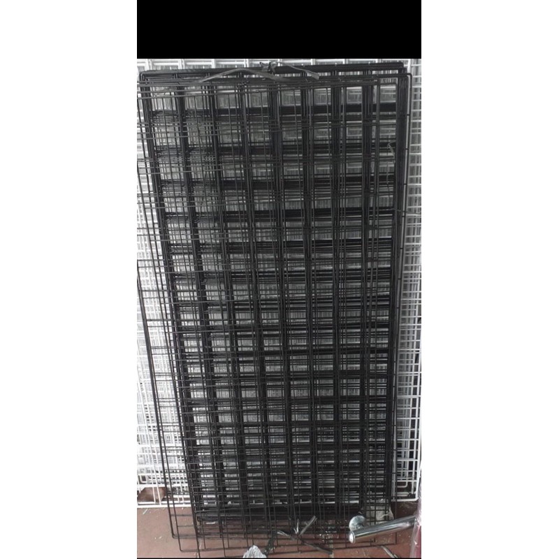 Ram dinding Kawat Ram dinding 95cm × 45cm HITAM