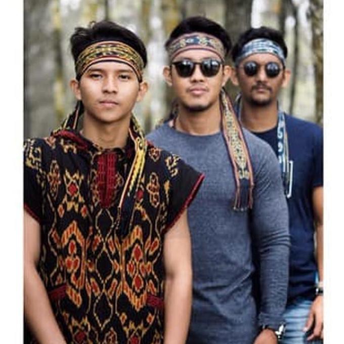 Kualitas Super  ETNIC,KAIN TENUN,TAS ,BAJU,Ikat Kepala/Syal Tenun Etnik Dayak Asli K