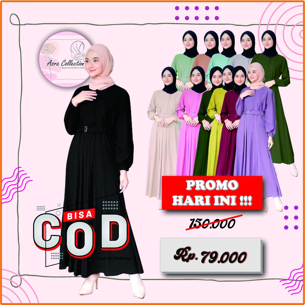 Gamis Terbaru 2022 Remaja Kekinian Brukat Elegan Mewah Baju gamis wanita muslimah Sandrina dress/pak