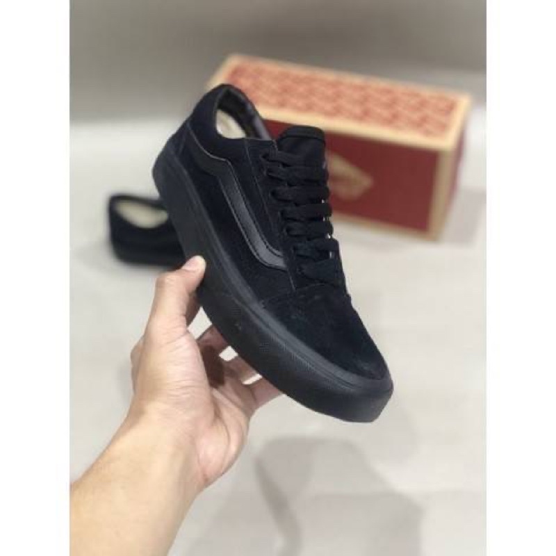 Vans old skool all black waffle IFC shoes mans n womens kasut pria