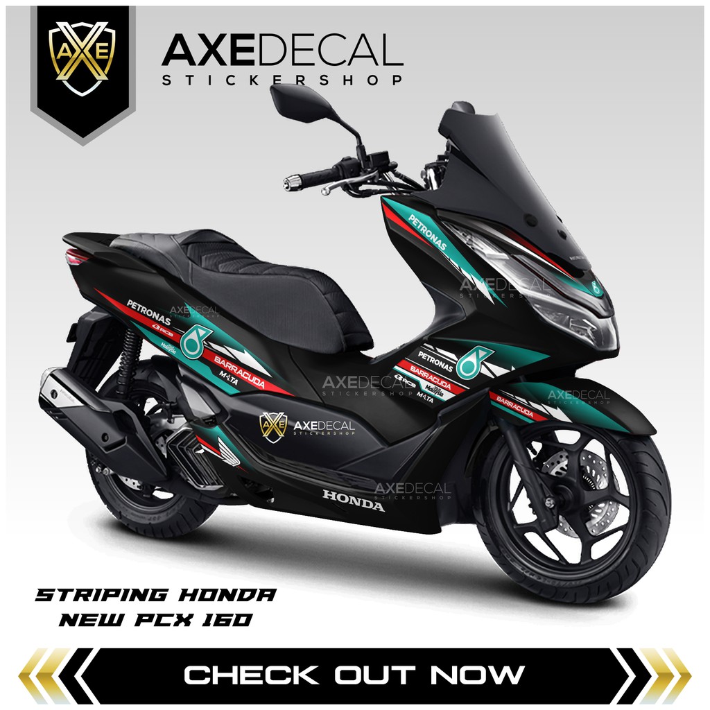 Striping Pcx New Petronas / Stiker Motor Honda Pcx 160 / Stock Decals New Pcx