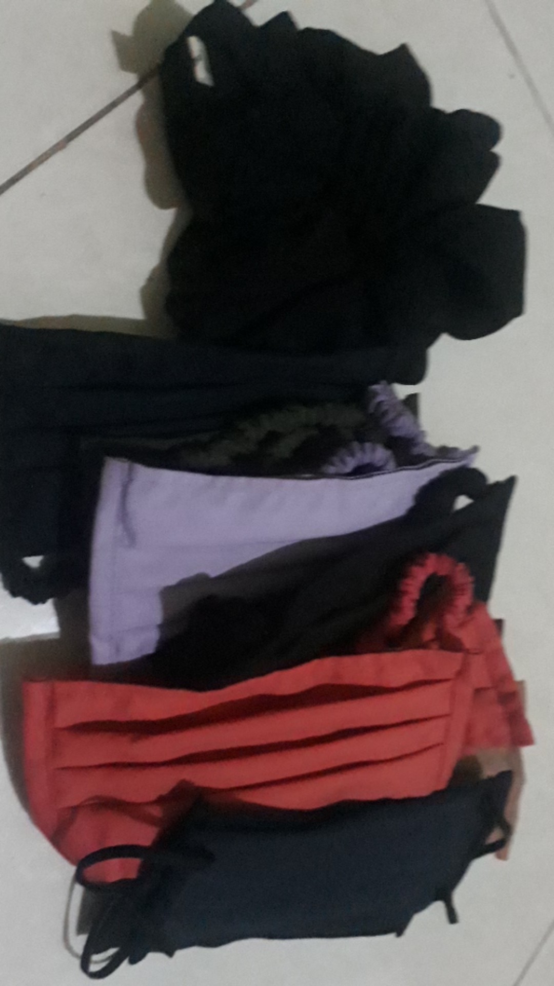 Masker Kain 2ply Bisa Diisi Tisu Tali Karet Earloop