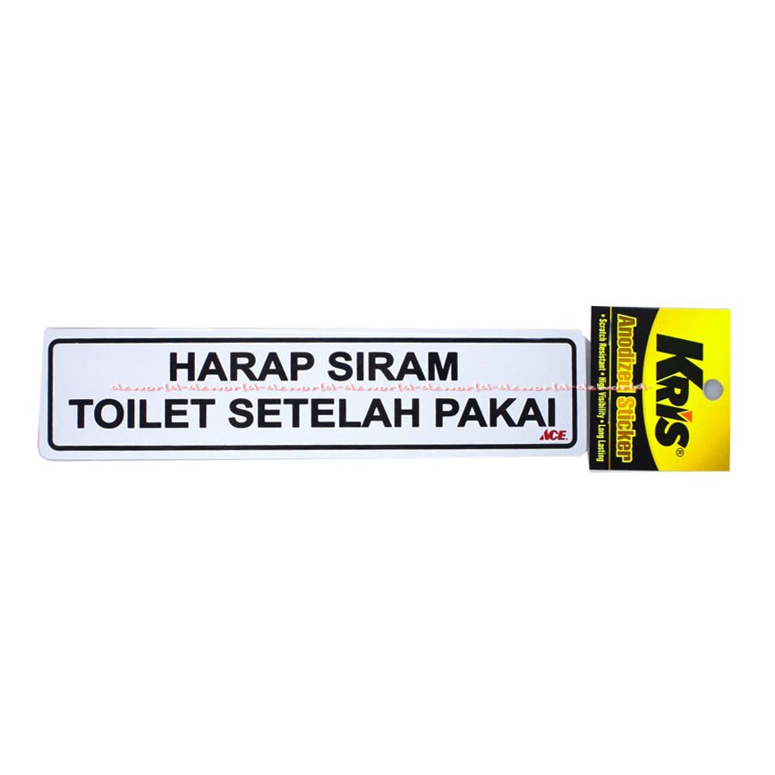 Kris Stiker Harap Siram Toilet Setelah Dipakai Sticker Mudah Diaplikasikan Pada Kaca Metal Atau Plastik Marmer Anodized Stickers Untuk Wc Kamar Mandi Label Labels Bahan Akrilik Silver