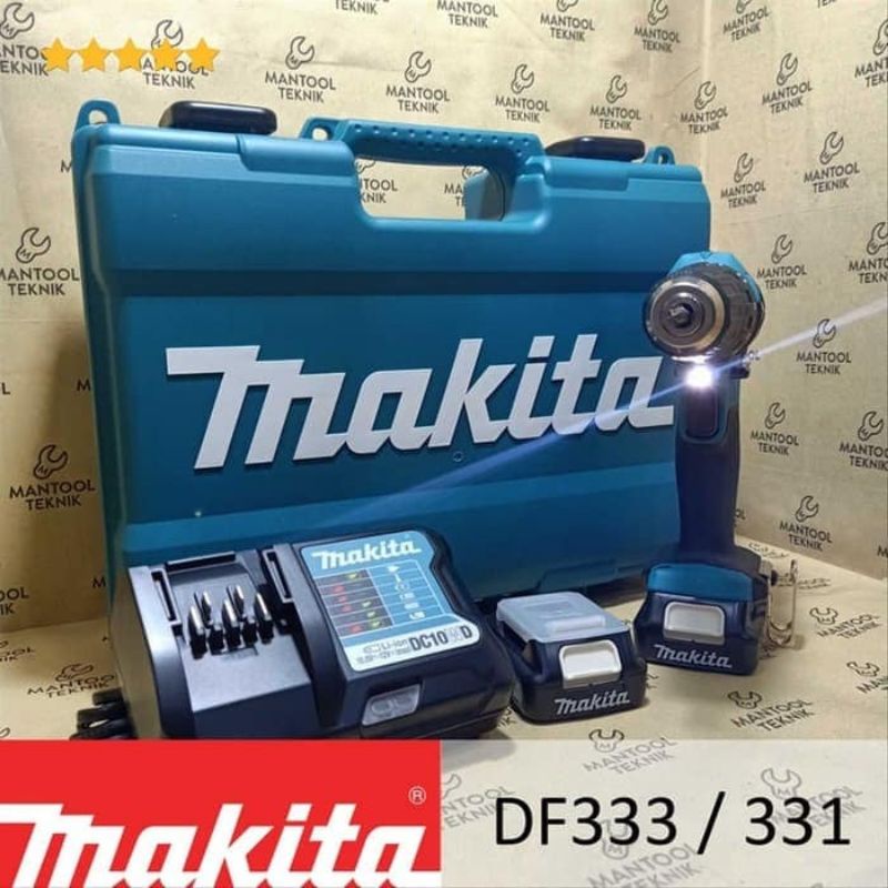 Bor cordless / bor cas 12 V Merk Makita Tipe DF 333