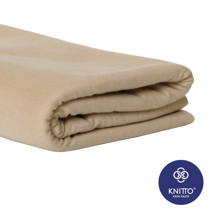 KAIN COTTON COMBED 24S BEIGE (BAHAN KAOS)
