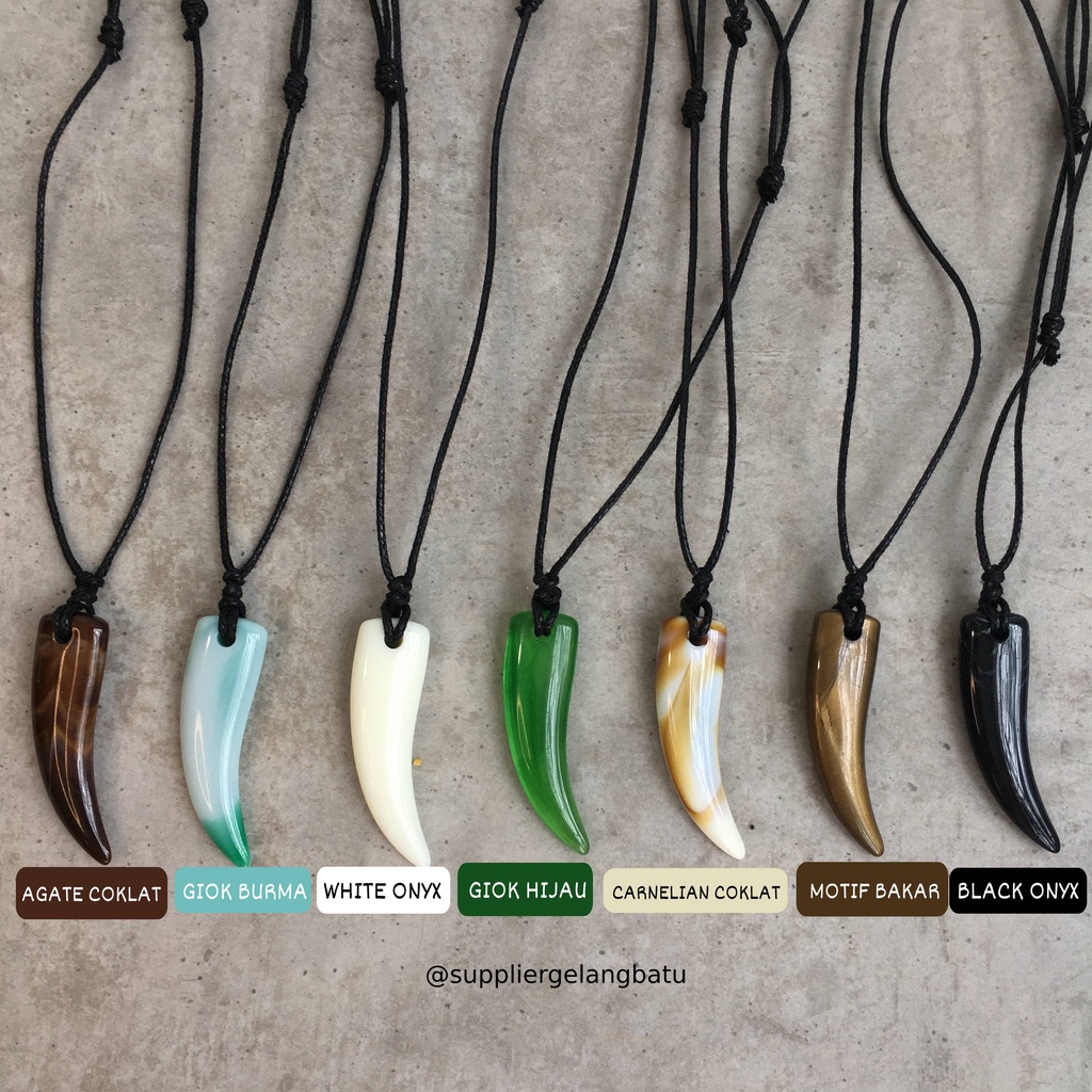 KALUNG GIOK TARING ADJUSTABLE NECKLACE ETNIK ANTI LUNTUR HARGA GROSIR