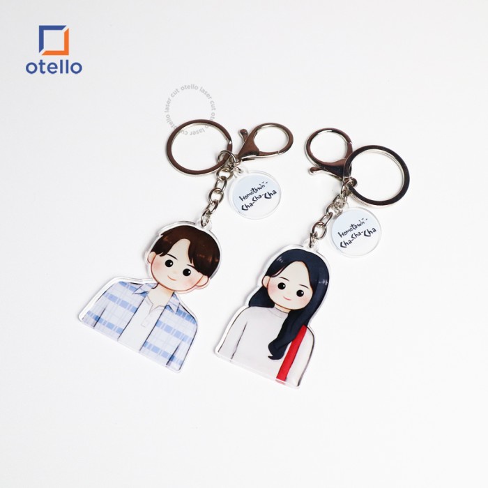 Pendant Keychain Hometown Cha Cha Cha Merch Ganci Acrylic Akrilik