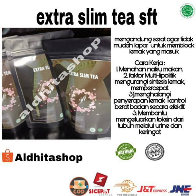 [PROMO] SFT EXTRA SLIM TEA - Pelangsing Badan Alami