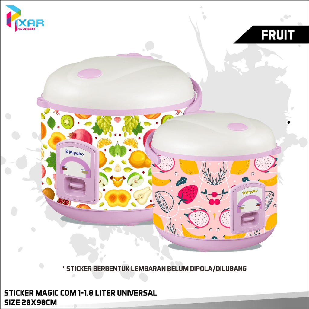 

STICKER STIKER MAGICOM MOTIF FRUIT LEM KUAT SUDAH DILAPISI ANTI GORES TAHAN BERTAHUN TAHUN PREMIUM QUALITY