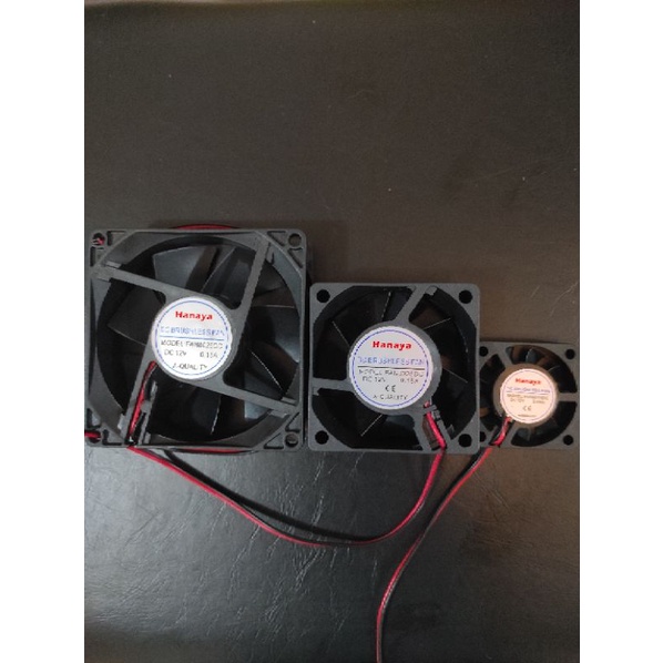 Kipas Fan DC 12CM 9CM 8CM 6CM 4CM 12V Hanaya