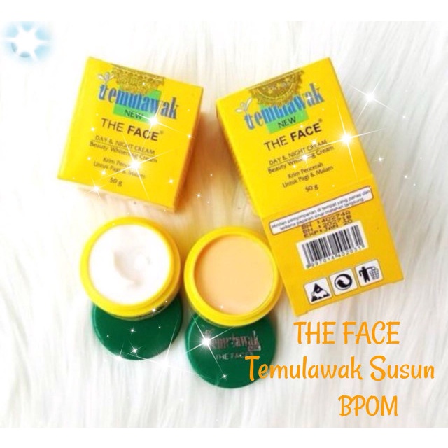 CREAM TEMULAWAK THE FACE BPOM - THE FACE TEMULAWAK CREAM DAY N NIGHT MEMUTIHKAN DAN PERAWATAN WAJAH 