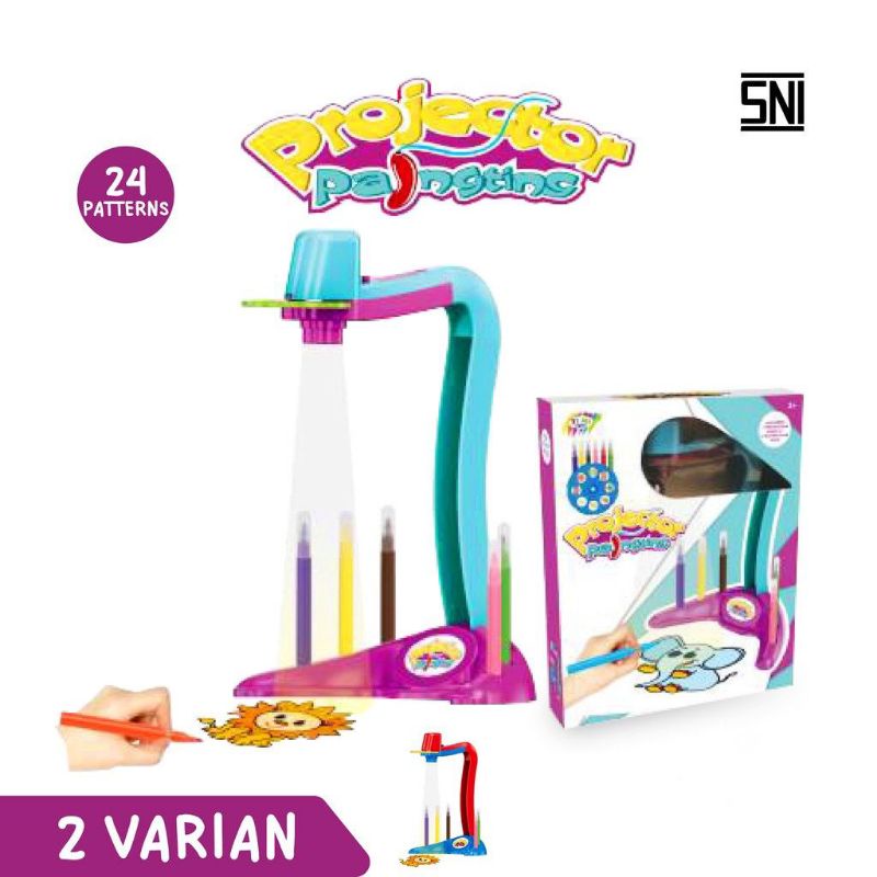 Projector Painting / Mainan Anak Proyektor Gambar Dan Mewarnai