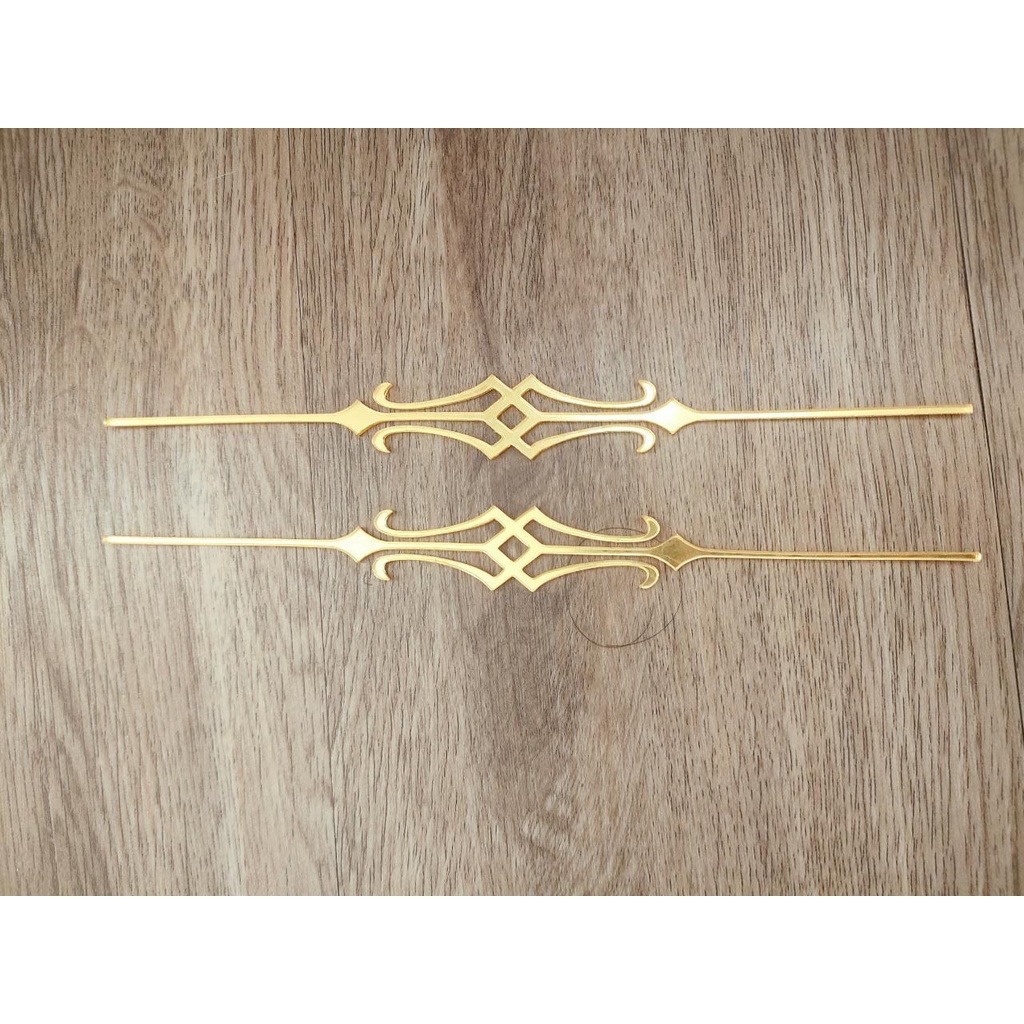 GARIS ORNAMEN  Mahar Dekorasi Pernikahan bahan Akrilik Mirror Gold Cermin Emas, kode_mzy.237