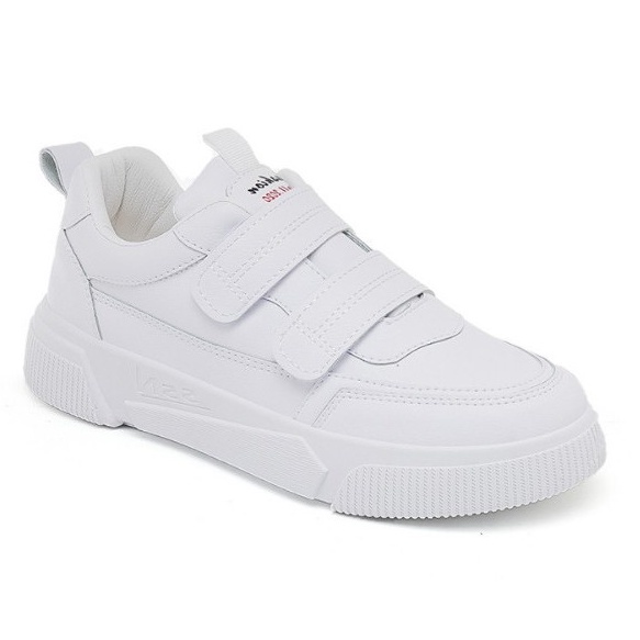 AVANCEID 1835 Sepatu Sneakers Wanita Sekolah Simpel Polos Putih Import