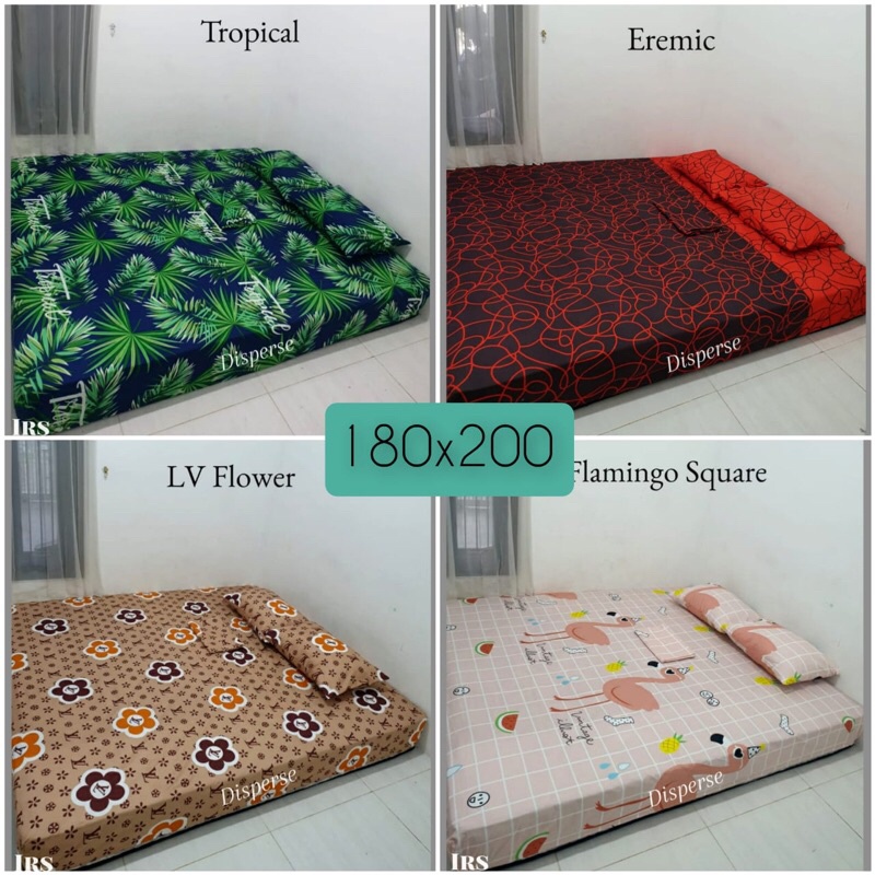 Sprei / Seprai Bali Polos Embos & Motif 180x200