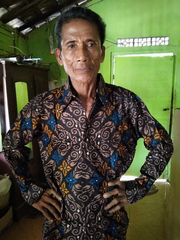 Kemeja Batik Lengan Panjang Sogan  Murah