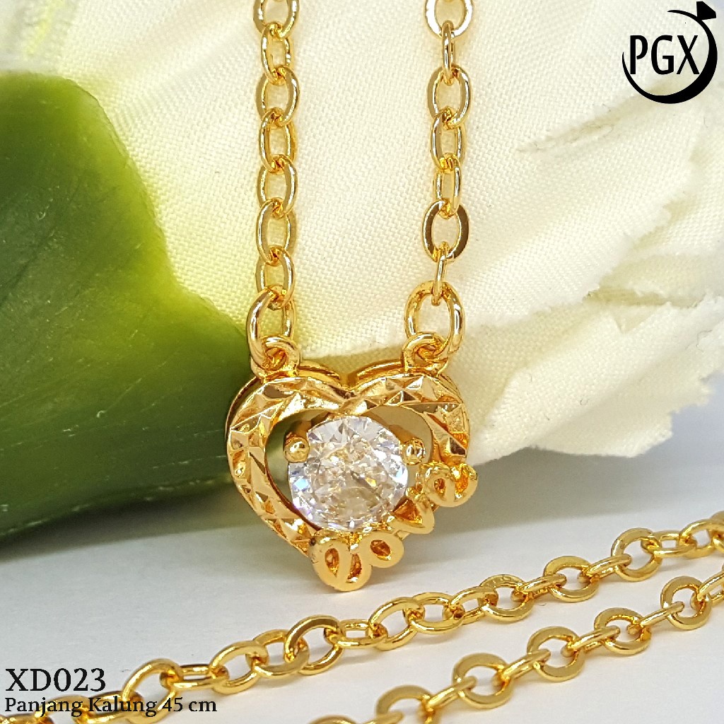 PGX Kalung Wanita Xuping Perhiasan Lapis Emas Aksesoris Fashion Premium - XD023