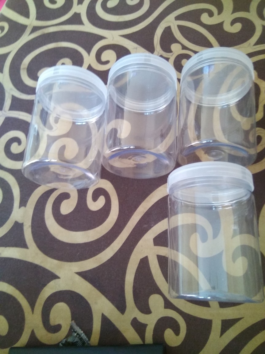 Toples Tabung Silinder / Cylinder - Toples Jar Plastik 800 Ml
