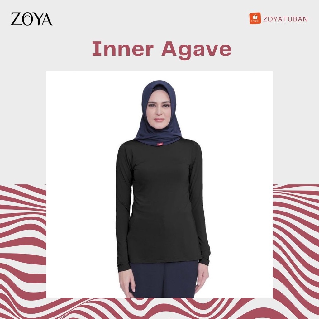 Zoya Tunik Inner Agave Heiq Atasan Muslim Wanita